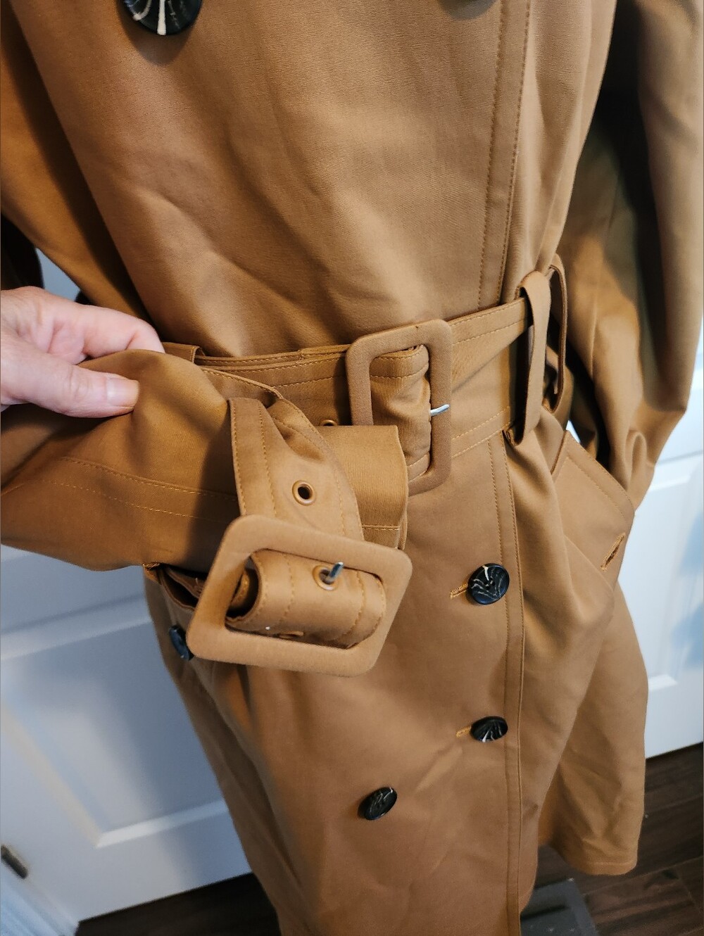 Avec Les Filles Women's Trench Coat Size Small - Picture 5 of 12